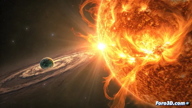 Una potente llamarada solar M5.1 no afecta a la Tierra