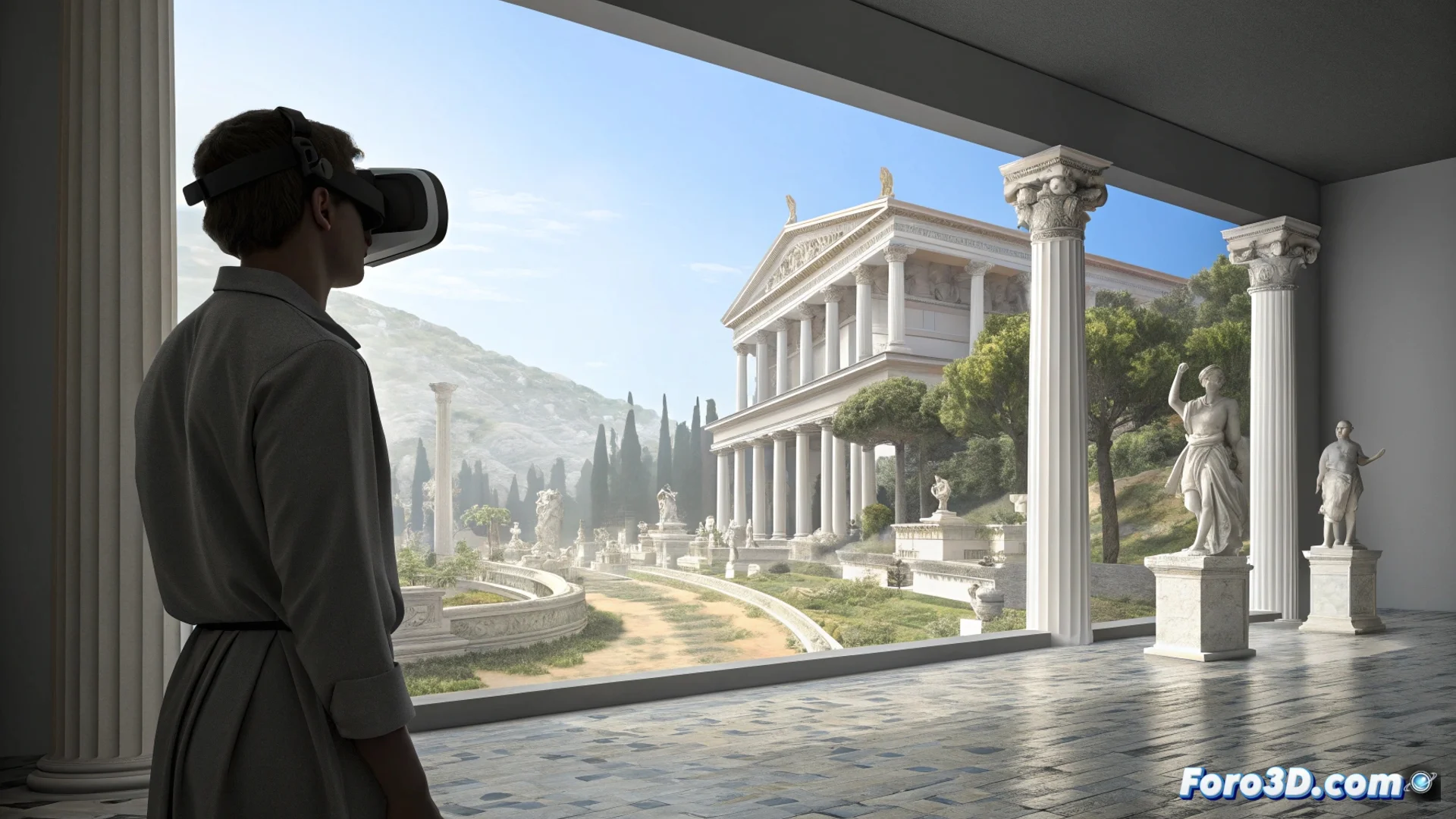 Una reconstrucción virtual de Éfeso permite recorrer sus calles en 3D