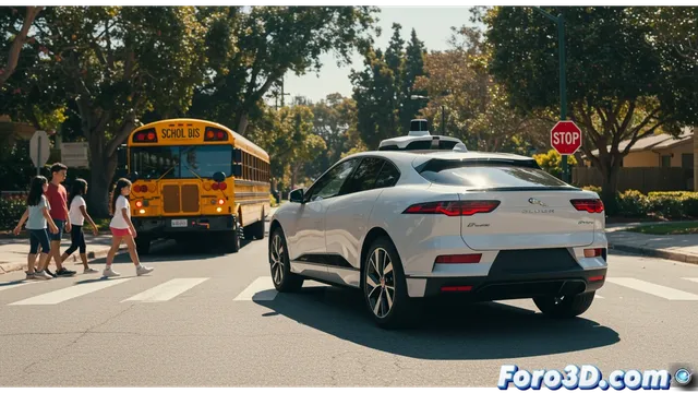 Waymo actualiza sus vehículos autónomos para respetar los autobuses escolares