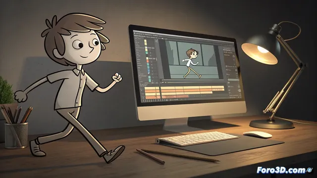 Wick editor combina animación tradicional e interpolación