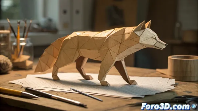 Wings3D para papercraft: modelado por subdivisión y desarrollo UV