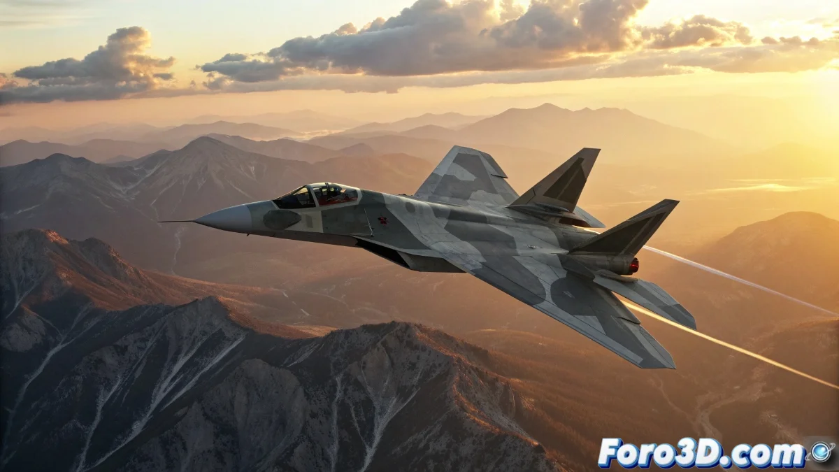 El Sukhoi Su-57 Felon: análisis técnico y guía para modelado 3D