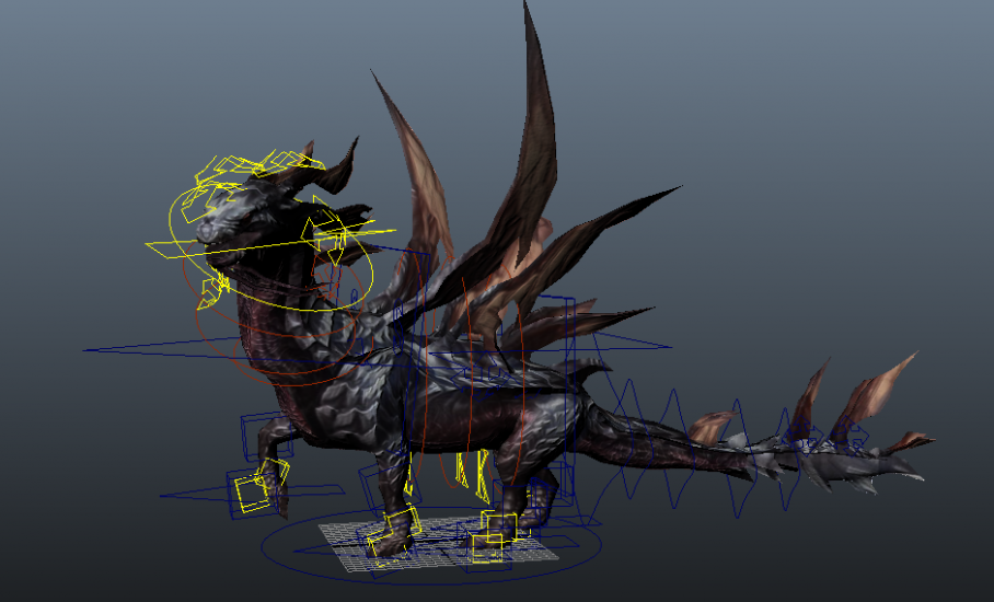Clic en la imagen para ver su versión completa. 

Nombre: Ikinema_action_para_Maya_dragon.png 
Visitas: 2181 
Tamaño: 381.9 KB 
ID: 167247