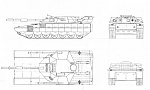 Clic en la imagen para ver su versión completa. 

Nombre: Armata_main_battle_tank_Russia_Russian_defence_industry_military_technology_line_drawing_bluepri.jpg 
Visitas: 6311 
Tamaño: 28.5 KB 
ID: 174195