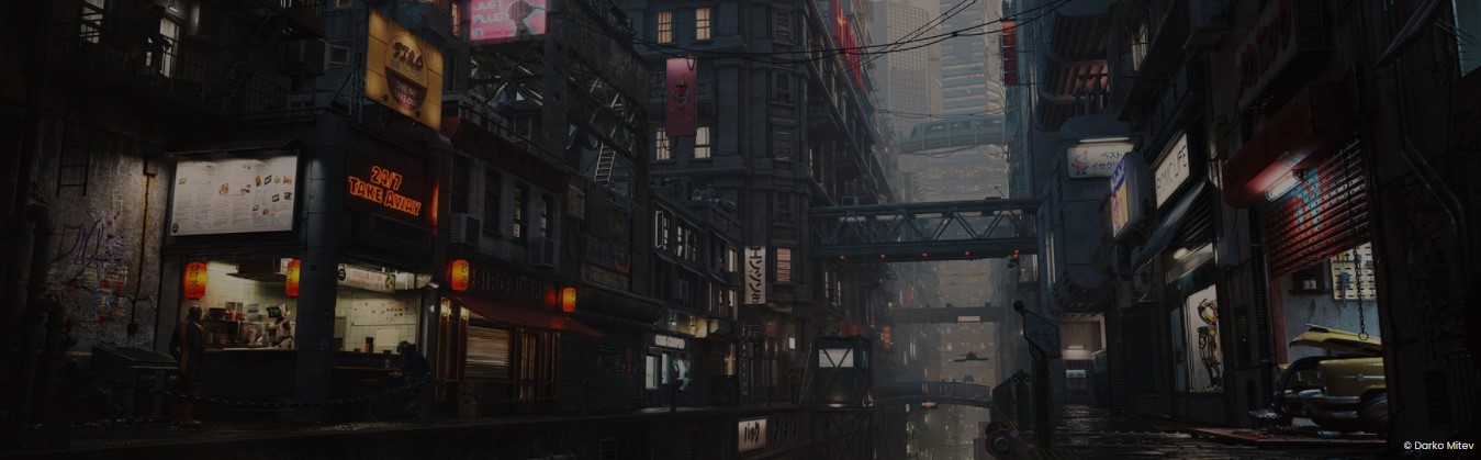 Nombre:  Escena Cyberpunk con Vray y Autodesk Maya render final.jpg
Visitas: 558
Tamaño: 110.6 KB