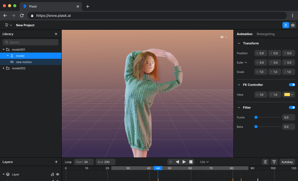 Nombre:  Plask permite animar personajes 3D con IA.jpg
Visitas: 1111
Tamaño: 121.3 KB