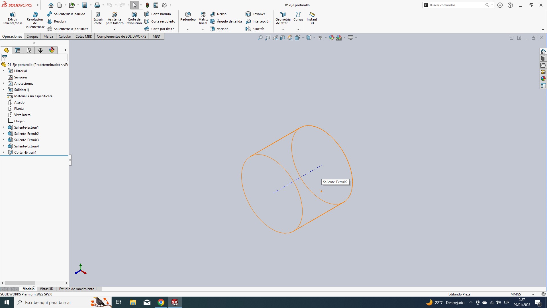 Clic en la imagen para ver su versión completa. 

Nombre: SOLIDWORKS Premium 2022 SP2.0 - [01-Eje portarollo].jpg 
Visitas: 436 
Tamaño: 141.9 KB 
ID: 244671