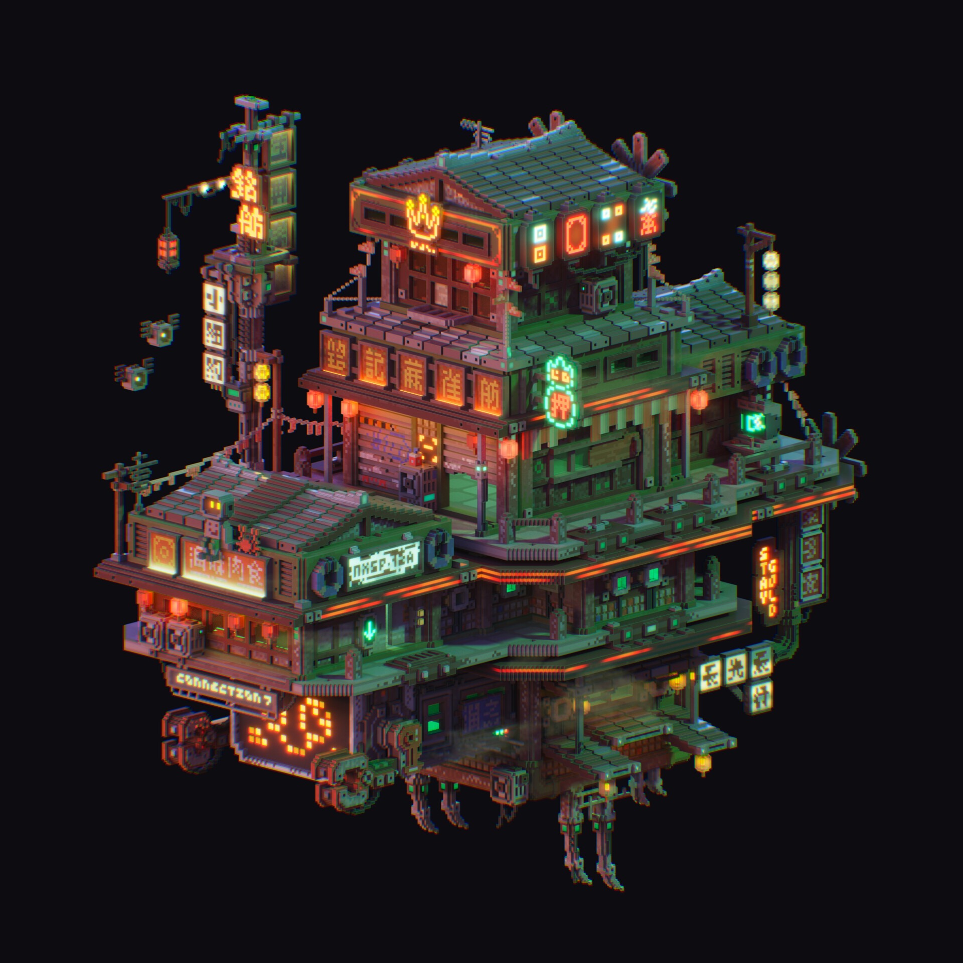 Nombre:  Iluminar una casa flotante en MagicaVoxel.jpg
Visitas: 775
Tamaño: 481.8 KB
