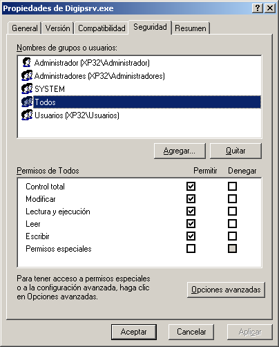 Clic en la imagen para ver su versión completa. 

Nombre: DigipSrv-Security.PNG 
Visitas: 228 
Tamaño: 13.9 KB 
ID: 247946